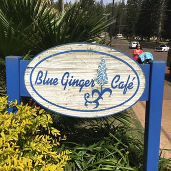 Blue Ginger Cafe - Sign - Bakeries Near Me - Lanai City, Hawaii