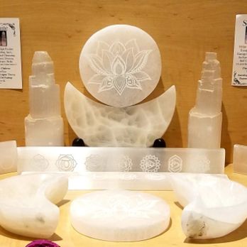Scentually Yours - Selenite charging plates, dishes, blocks and towers. - Spiritual Shop Near Me - Grand Blanc, Michigan Scentually Yours - Selenite charging plates, dishes, blocks and towers. - Spiritual Shop Near Me - Grand Blanc, Michigan