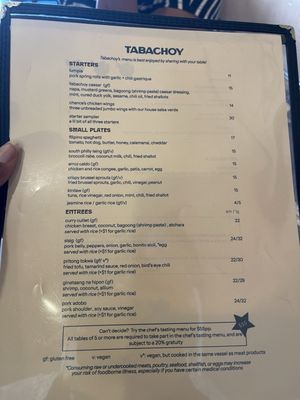 Menu photo 1 Tabachoy Philadelphia, PA Menu photo 1 Tabachoy Philadelphia, PA