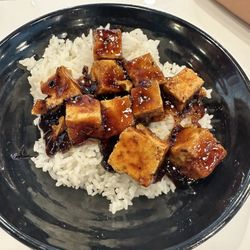 Kids teriyaki tofu