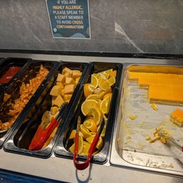 Oranges, kimchi, cake,fruit