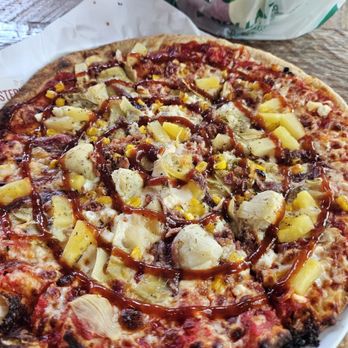 MOD Pizza - Pineapple, anchovies, bacon, BBQ sauce, oregano (and a bunch of other stuff- so much to choose from) - Fast Food Near Me - Newtown Square, Pennsylvania