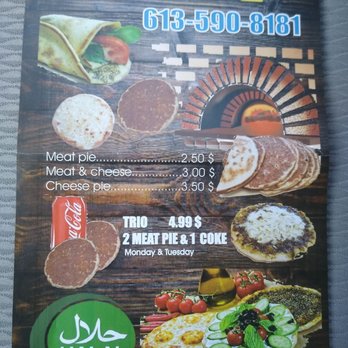 Geenie Bakery - Menu - Lebanese Near Me - Ottawa, Ontario