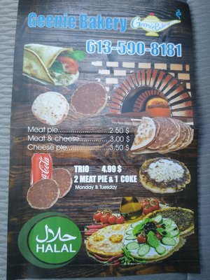 Menu photo 4 Geenie Bakery Ottawa, ON