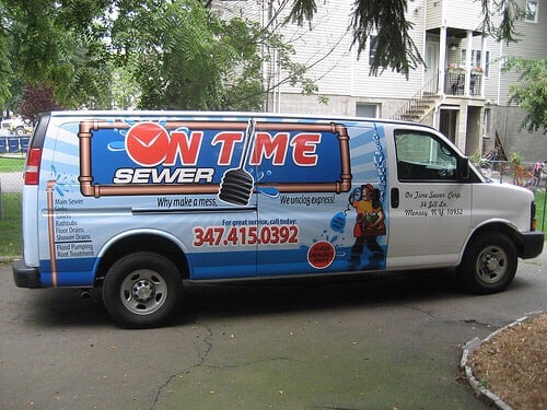 Slide of On Time Sewer