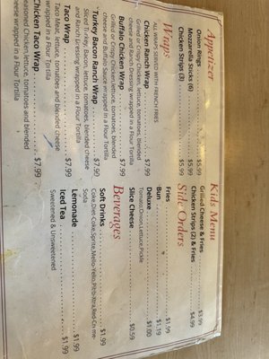 Menu photo 6 Edinburgh Diner Edinburgh, IN