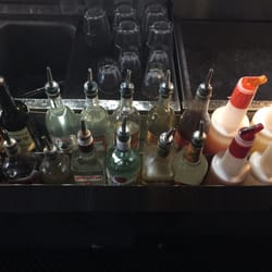 ABC Bartending Schools - Speed rack setup.