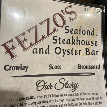 Fezzo's of Broussard - Seafood Near Me - Broussard, Louisiana Fezzo's of Broussard - Seafood Near Me - Broussard, Louisiana
