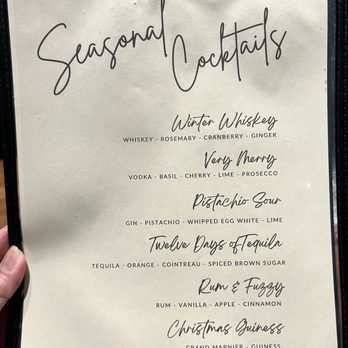 Bucket List Tavern - Seasonal cocktails Dec 2023 - Burgers Near Me - Castle Rock, Colorado Bucket List Tavern - Seasonal cocktails Dec 2023 - Burgers Near Me - Castle Rock, Colorado