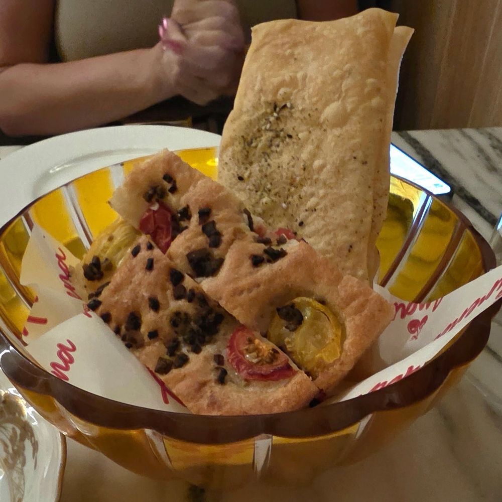 Amarena - Bread basket. Yum! - Italian Near Me - New York, New York Amarena - Bread basket. Yum! - Italian Near Me - New York, New York