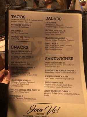 Menu photo 3 Surf Club Newport, RI Menu photo 3 Surf Club Newport, RI