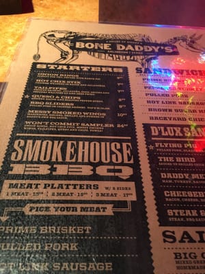Menu photo 8 Bone Daddy's Arlington, TX