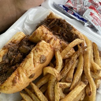 Jackie M's & Son - Philly Cheese Steak & Steak Sauce  Seasoned Fries - Cheesesteaks Near Me - Augusta, Georgia