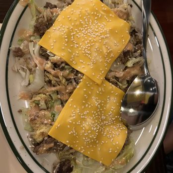 Agnes and Sherman - Cheeseburger fried rice - Diners Near Me - Houston, Texas Agnes and Sherman - Cheeseburger fried rice - Diners Near Me - Houston, Texas
