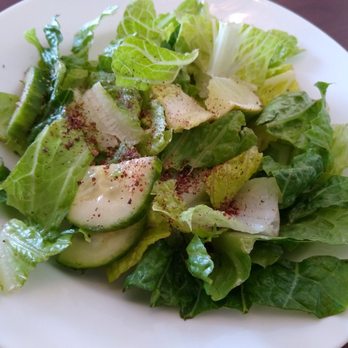 Bukhari Restaurant - Salad that comes with Chicken Mandi meal $15. - Arabic Near Me - Ottawa, Ontario