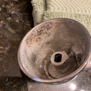 Fast Repipe and Plumbing - Faucet cover with mineral deposits - Plumbing Near Me Fast Repipe and Plumbing - Faucet cover with mineral deposits - Plumbing Near Me