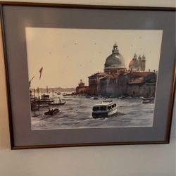 West Art - A vaporetto (water bus" in the Venetian Lagoon