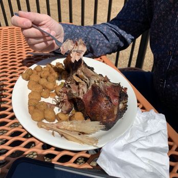 Sidecar Cafe - Turkey leg and okra - American Near Me - Southaven, Mississippi Sidecar Cafe - Turkey leg and okra - American Near Me - Southaven, Mississippi