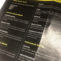 Fresh Wraps & Smoothies - Menu