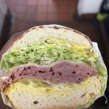 Bolos Bites - Corned beef was good but they added a mountain of lettuce - Sandwiches Near Me - Oakland, California