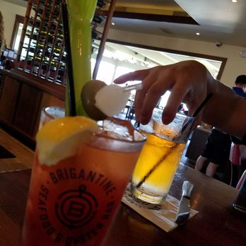 Brigantine - Bloody Mary and Pint Sculpin IPA - Seafood Near Me - Del Mar, California Brigantine - Bloody Mary and Pint Sculpin IPA - Seafood Near Me - Del Mar, California
