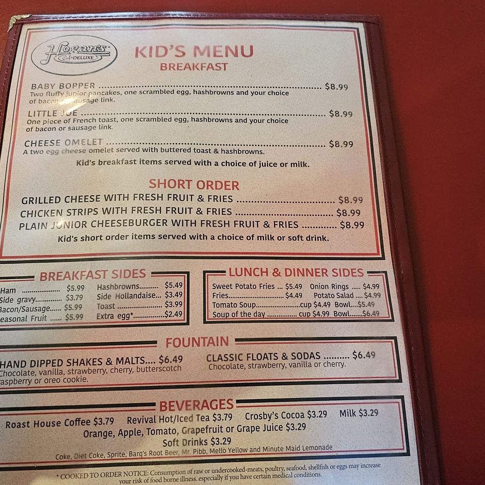 Hogan's Diner - Menu - Diners Near Me - Spokane, Washington Hogan's Diner - Menu - Diners Near Me - Spokane, Washington