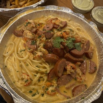 Nguyen's Kitchen - Crawfish Pasta - Vietnamese Near Me - Costa Mesa, California