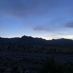 It's getting dark.