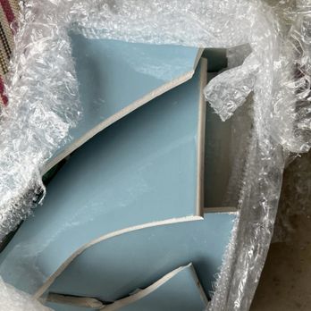 The UPS Store - Vintage Porcelain toilet bowl and tank cracked during delivery. - Shipping Centers Near Me - Dunedin, Florida The UPS Store - Vintage Porcelain toilet bowl and tank cracked during delivery. - Shipping Centers Near Me - Dunedin, Florida