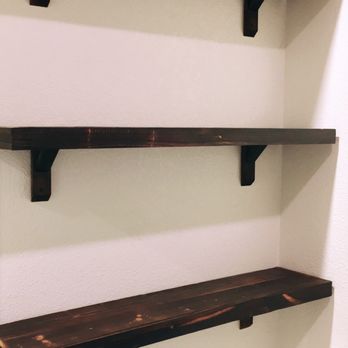 Island Paint & Restoration - Shou sugi ban shelves - Painters Near Me Island Paint & Restoration - Shou sugi ban shelves - Painters Near Me
