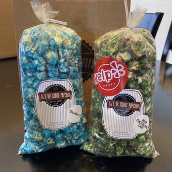 Al's Delicious Popcorn - Blueberry and mint chocolate chip popcorn - Popcorn Shops Near Me - Columbus, Ohio Al's Delicious Popcorn - Blueberry and mint chocolate chip popcorn - Popcorn Shops Near Me - Columbus, Ohio