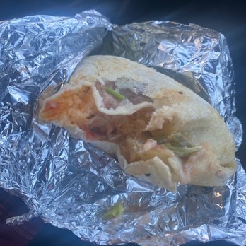 El Rodeo - a burrito wrapped in aluminum foil - Mexican Near Me - Bozeman, Montana