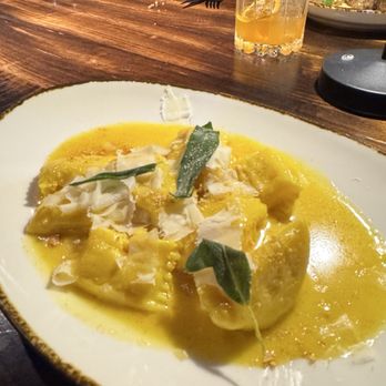 Amano Trattoria - Butternut squash ravioli - Italian Near Me - Toronto, Ontario Amano Trattoria - Butternut squash ravioli - Italian Near Me - Toronto, Ontario