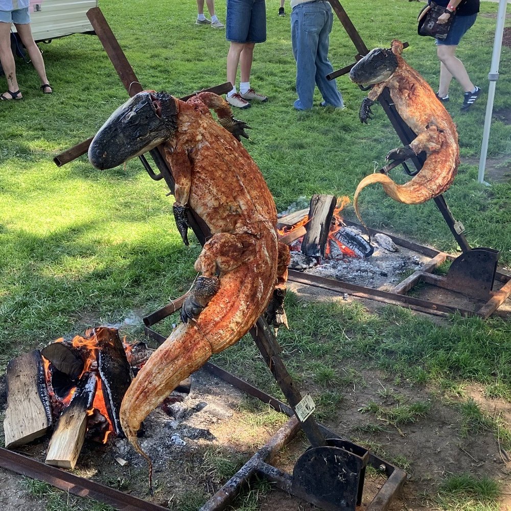 Sutherlin BBQ Throwdown - Alligator on the pit fire - Barbeque Near Me - Sutherlin, Oregon Sutherlin BBQ Throwdown - Alligator on the pit fire - Barbeque Near Me - Sutherlin, Oregon