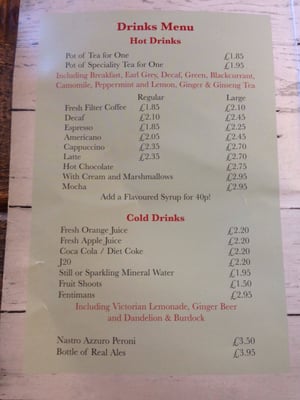 Menu photo 6 The Parlour at Blagdon Seaton Burn, XTW