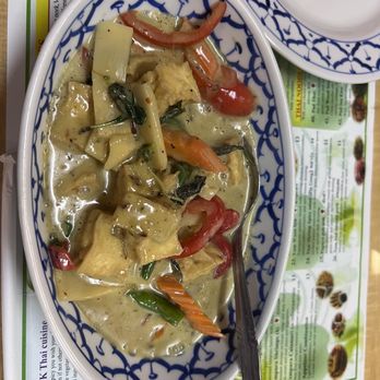 TK Thai Cuisine - 55.Green Curry - Thai Near Me - Riverside, California