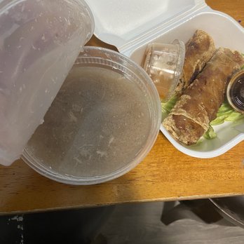 Pho Hoa Binh - The small container it came in like what - Vietnamese Near Me - Rockville, Maryland Pho Hoa Binh - The small container it came in like what - Vietnamese Near Me - Rockville, Maryland