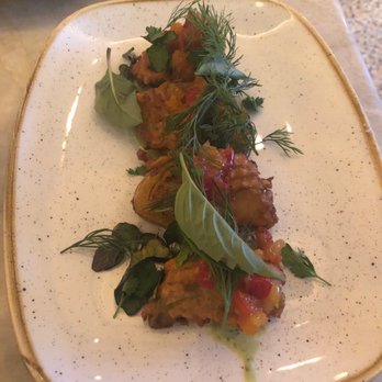 Red Rooster Overtown - "Chicken-Fried" Green Tomatoes - just okay compared to the other food but still great - Cocktail Bars Near Me - Miami, Florida