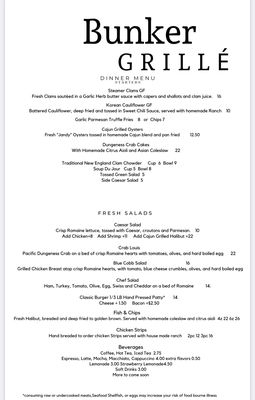 Menu photo 5 Bunker Grille Tillamook, OR Menu photo 5 Bunker Grille Tillamook, OR