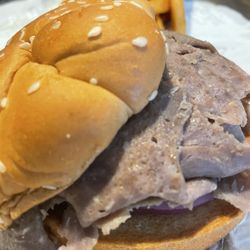 Arby's - Regular roast beef and small curly fry