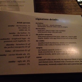 Cactus Club Cafe - Signature drinks~ - Canadian (New) Near Me - Vancouver, British Columbia
