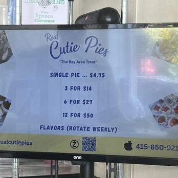 Real Cutie Pies - Menu and prices - Desserts Near Me - Oakland, California