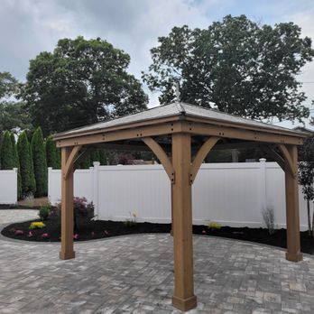 Long Island Assembly - a gazebo in a backyard - Patio Coverings Near Me Long Island Assembly - a gazebo in a backyard - Patio Coverings Near Me