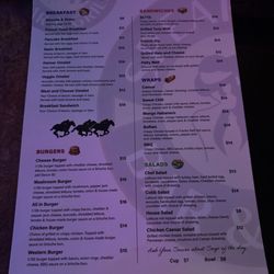 Speakeasy Bar & Grill - Updated menu