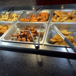 Tang Buffet - 4. Crab Rangoon, 1. Egg Roll