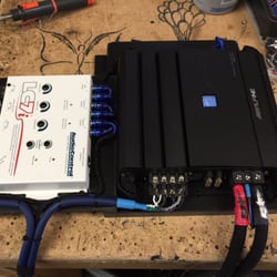 Alpine amp and AudioControl processor prepped for install