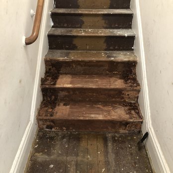 Ramirez Hardwood Floors - Before: 133 year old stairs with paint and stain. - Flooring Near Me - San Francisco, California Ramirez Hardwood Floors - Before: 133 year old stairs with paint and stain. - Flooring Near Me - San Francisco, California