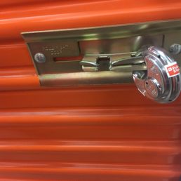 Cut lock public storage "doesn't keep track of". New lock from the burglars on the right.