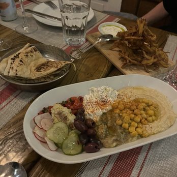Stina - Mezze dips platter - Pizza Near Me - Philadelphia, Pennsylvania