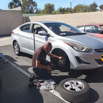 Chief Mobile Mechanic - Ali working on my brakes - Auto Repair Near Me